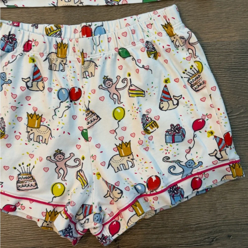 Roller Rabbit Birthday Bonanza Polo Pajamas Set XXS - Picture 4 of 8